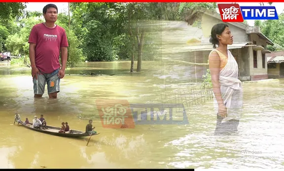 Assam Flood Situation Remains Grim: Major Rivers Surpass Danger Level, Death Toll Climbs to 72